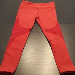 Red Alo Yoga leggings